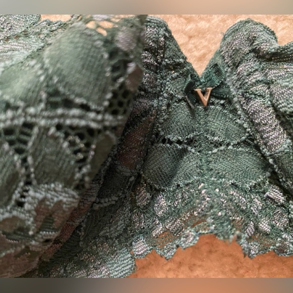 victorias secret green bralette - Picture 3 of 5